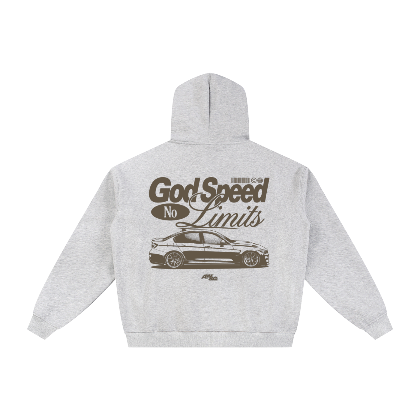 God Speed No Limits Zip-Up Gray