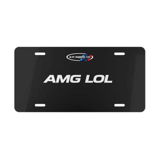 AMG LOL Vanity Plate